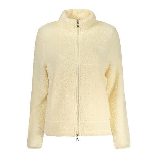 Sweat-shirt zippé Laura Biagiotti femme en polyester beige – LA-42451 - HBPS Beauty & Fashion