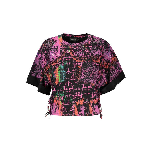 T-shirt Desigual femme Beatle Lacroix en coton violet – DE-47013 - HBPS Beauty & Fashion