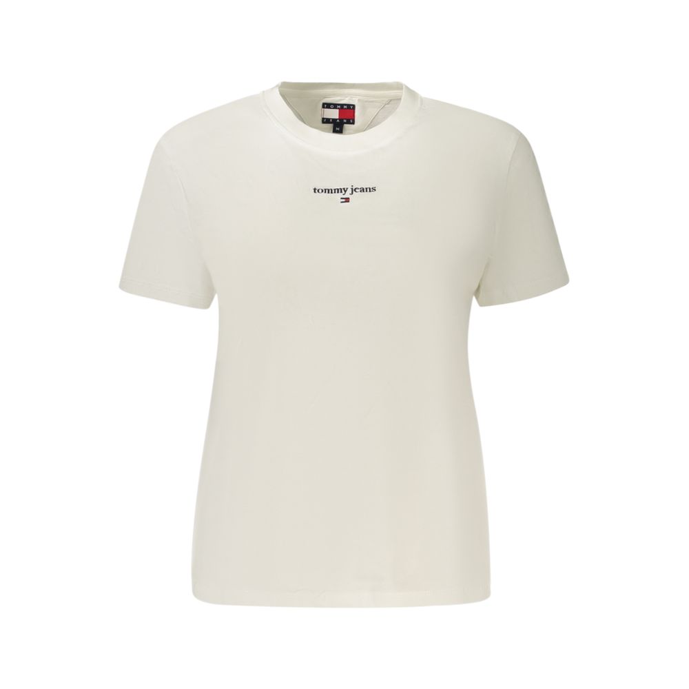 T-shirt Tommy Hilfiger femme en coton blanc – TO-48050 - HBPS Beauty & Fashion