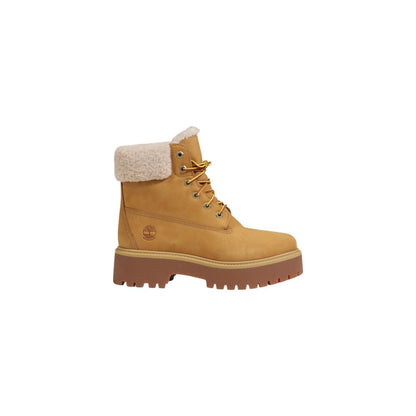 Timberland Beige Recycled Leather Lace-Up Boots - HBPS Beauty & Fashion