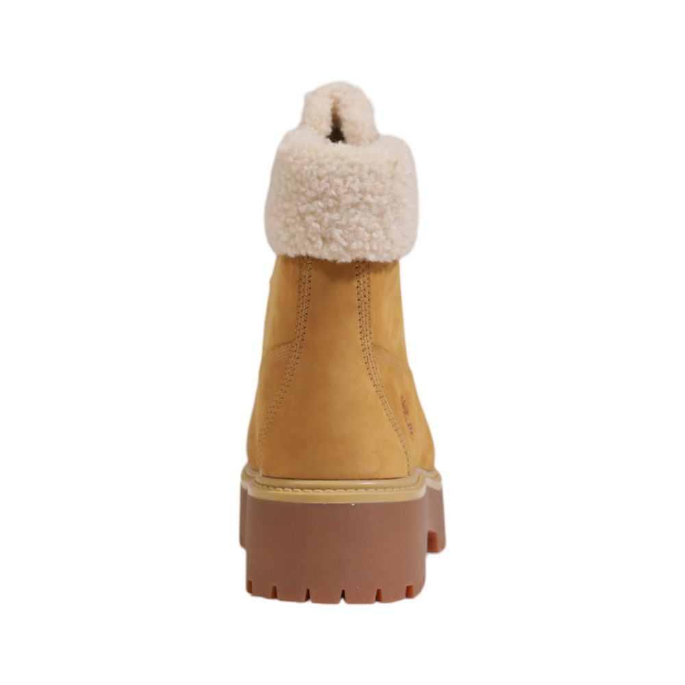 Timberland Beige Recycled Leather Lace-Up Boots - HBPS Beauty & Fashion