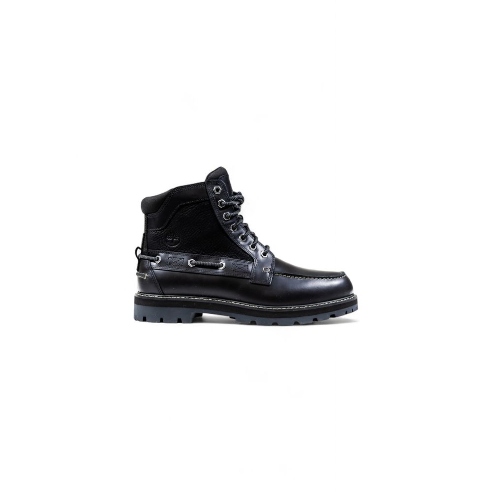 Timberland Black Leather Lace-Up Boots - HBPS Beauty & Fashion