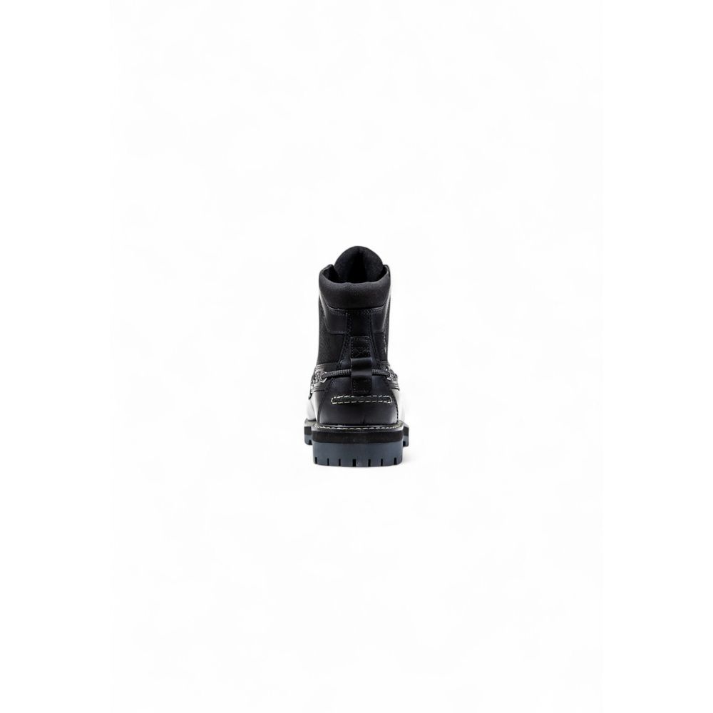 Timberland Black Leather Lace-Up Boots - HBPS Beauty & Fashion
