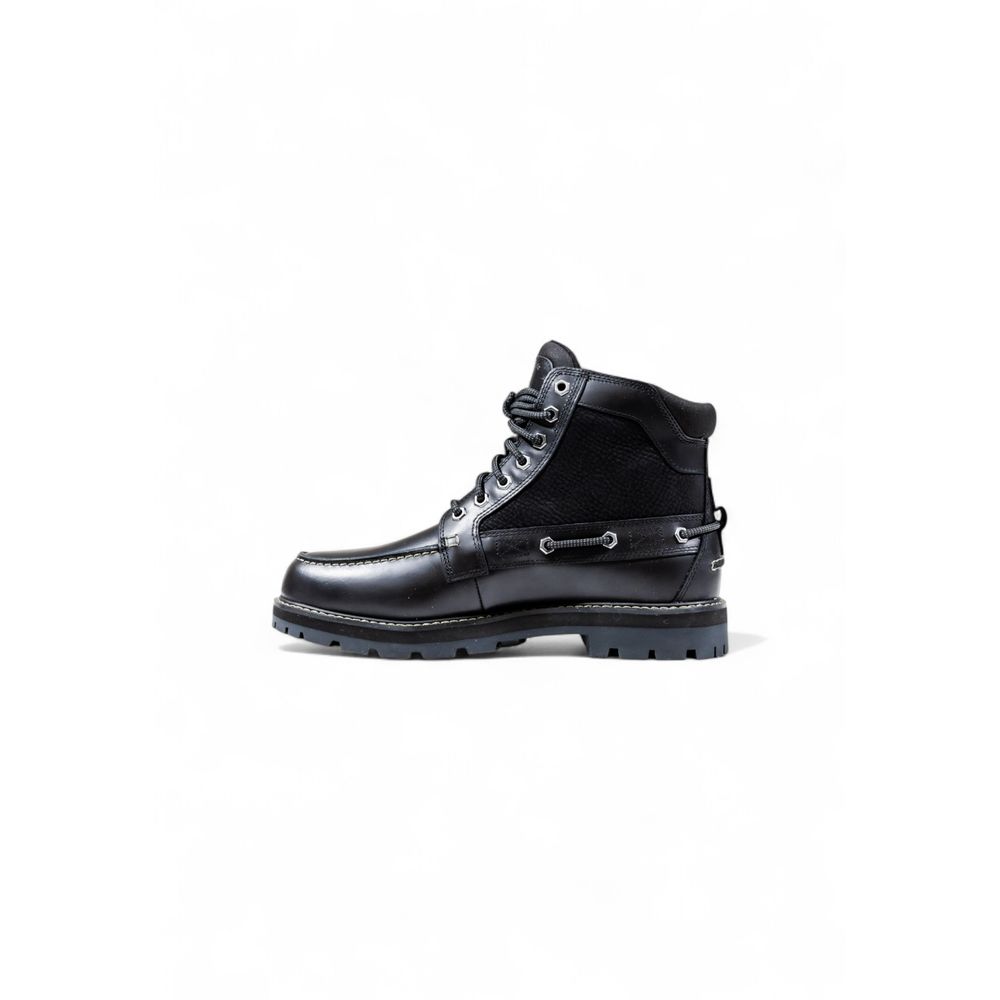 Timberland Black Leather Lace-Up Boots - HBPS Beauty & Fashion