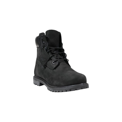 Timberland Black Leather Lace-Up Boots - HBPS Beauty & Fashion