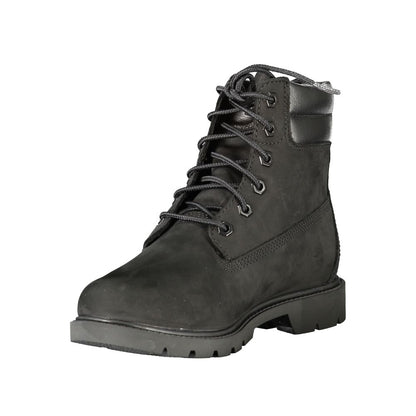 Timberland Black Leather Women Ankle Boot - HBPS Beauty & Fashion