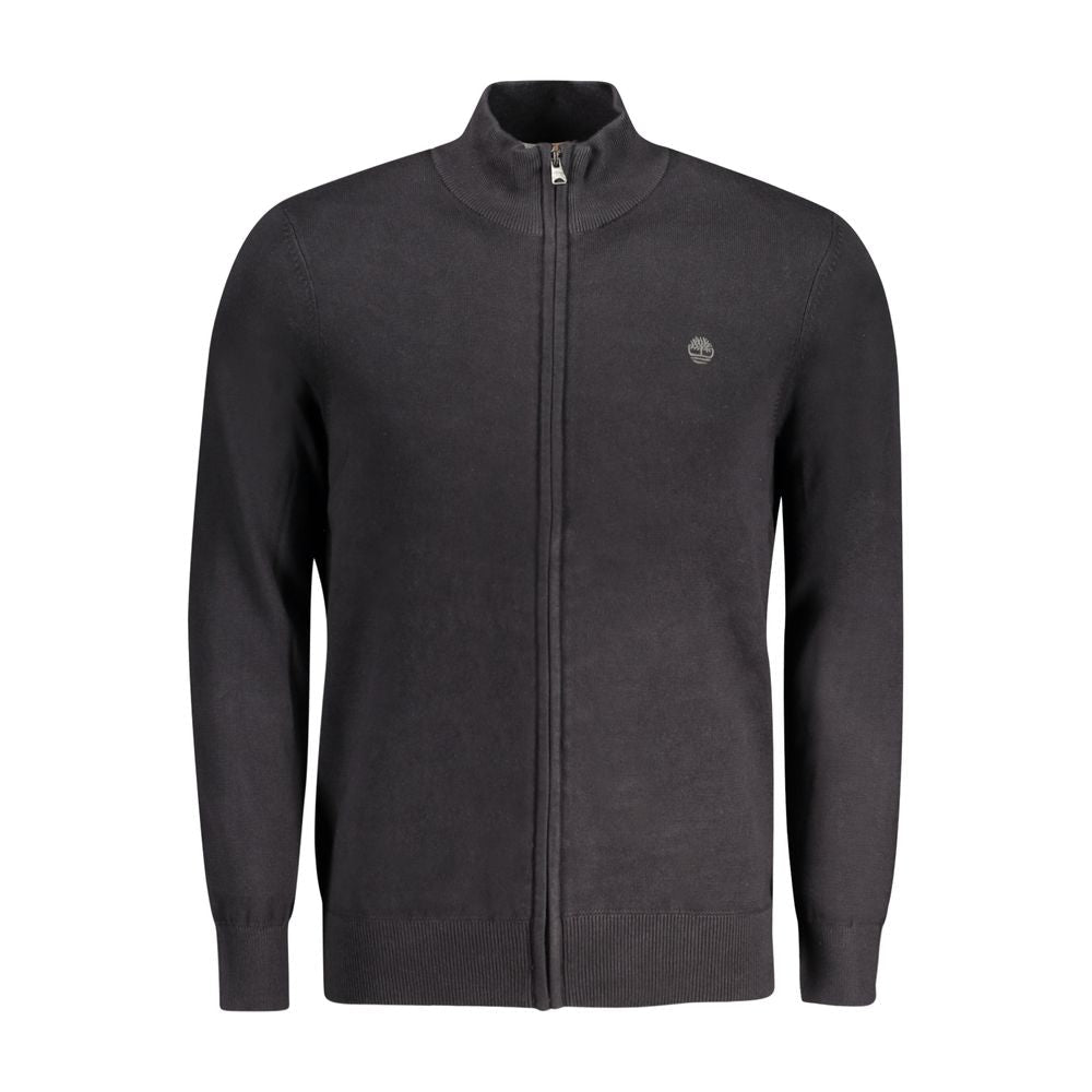 Timberland Black Organic Cotton Men Cardigan - HBPS Beauty & Fashion