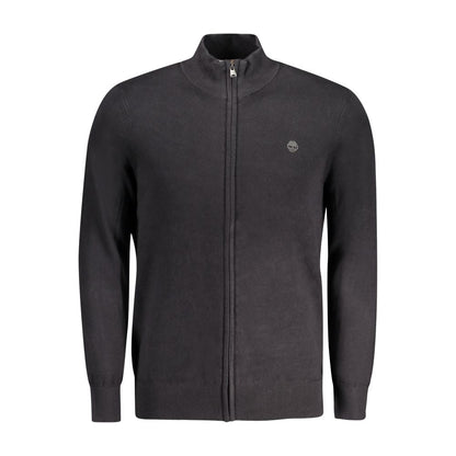 Timberland Black Organic Cotton Men Cardigan - HBPS Beauty & Fashion