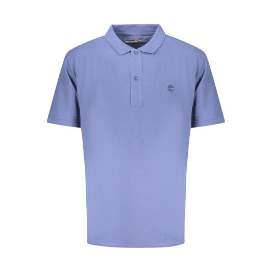Timberland Blue Cotton Men Polo - HBPS Beauty & Fashion