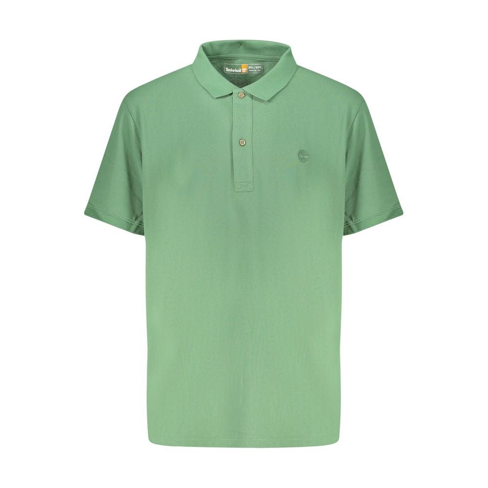 Timberland Verde Cotton Men Polo Shirt - HBPS Beauty & Fashion