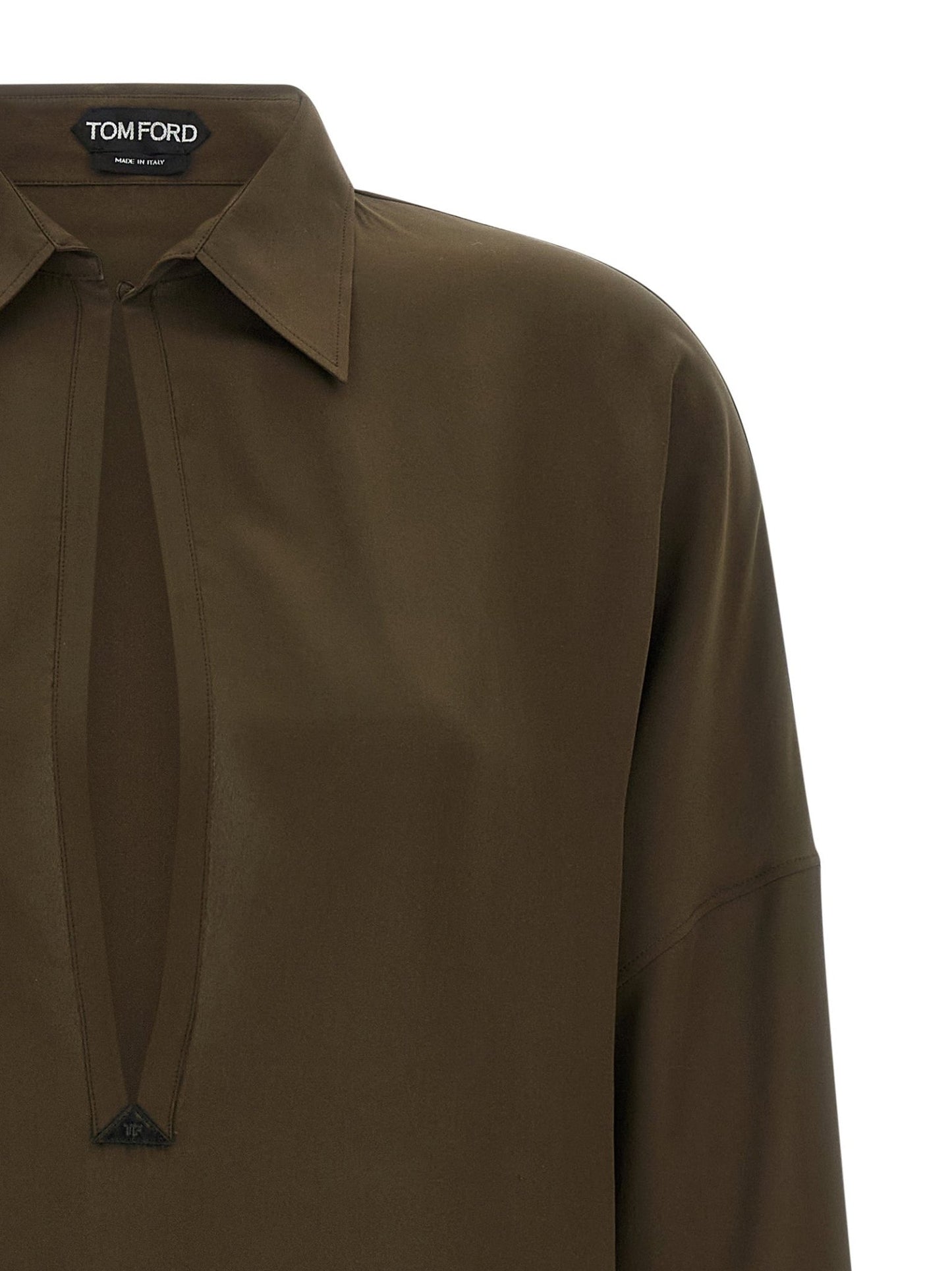 Tom Ford Bicolor Silk Midi Dress - HBPS Beauty & Fashion