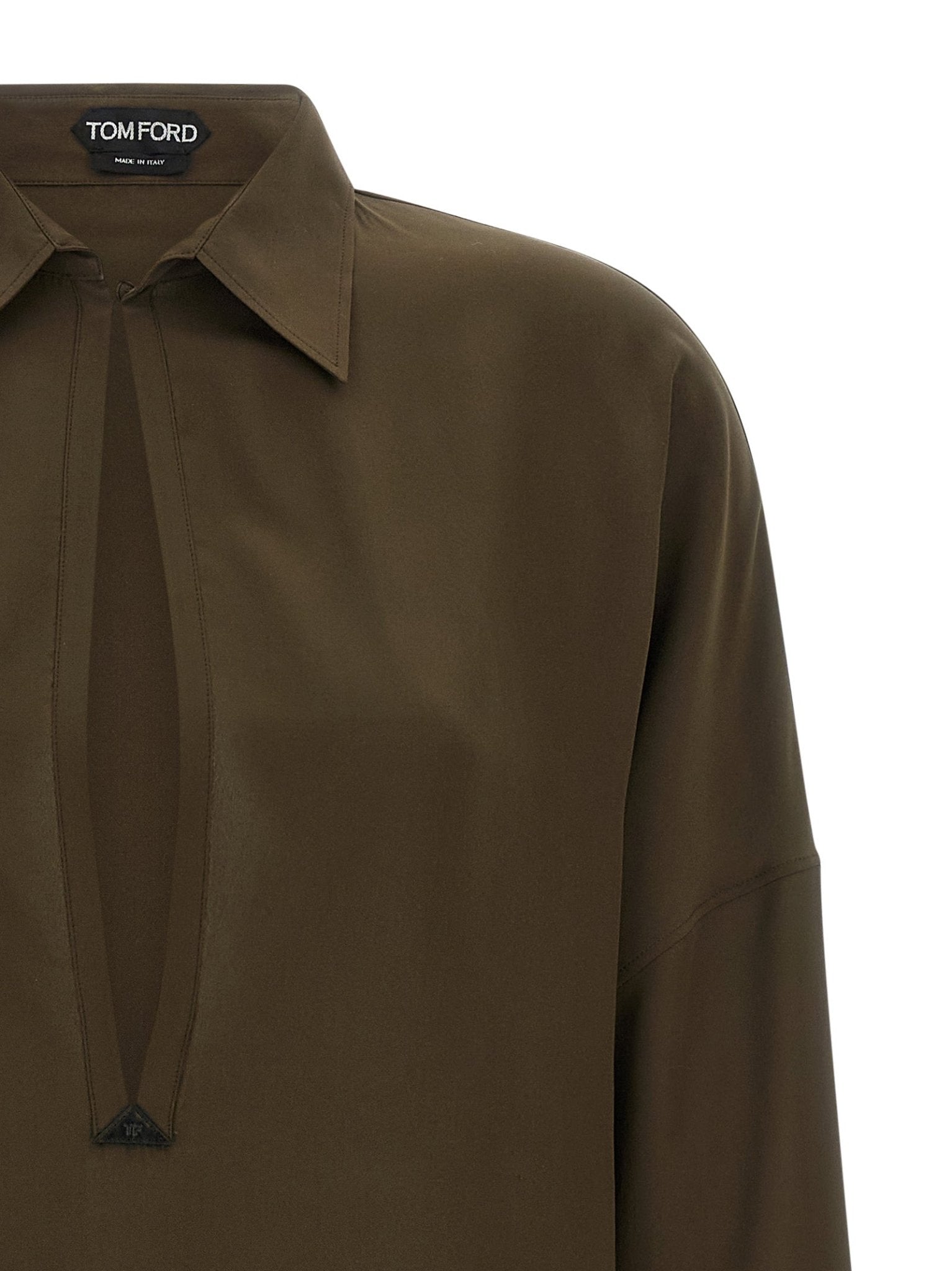 Tom Ford Bicolor Silk Midi Dress - HBPS Beauty & Fashion