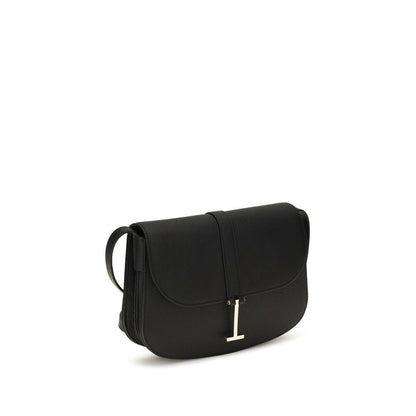 Tom Ford Black Calf Leather Bos Taurus Shoulder Bag - HBPS Beauty & Fashion