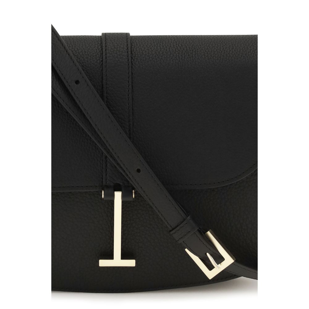 Tom Ford Black Calf Leather Bos Taurus Shoulder Bag - HBPS Beauty & Fashion