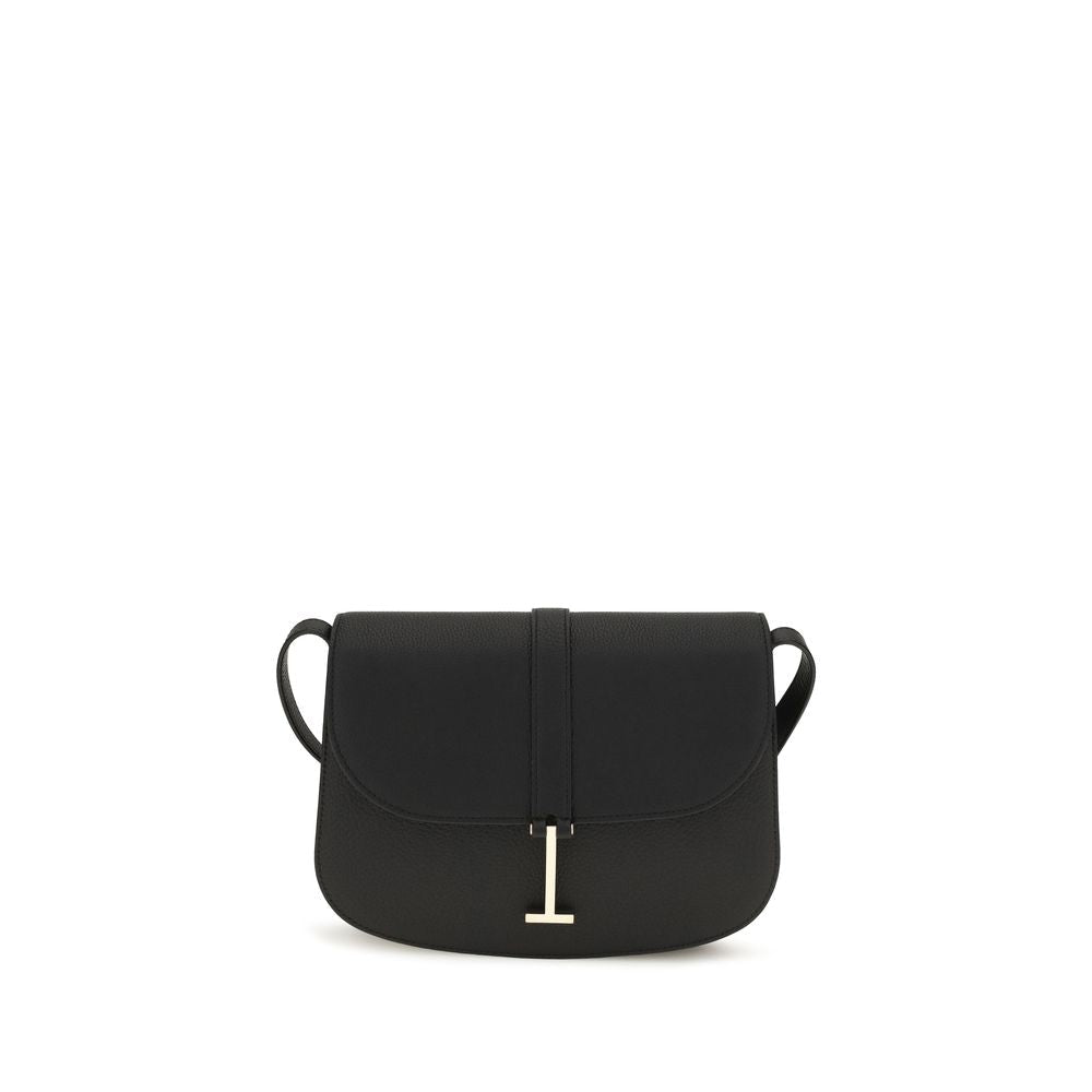 Tom Ford Black Calf Leather Bos Taurus Shoulder Bag - HBPS Beauty & Fashion