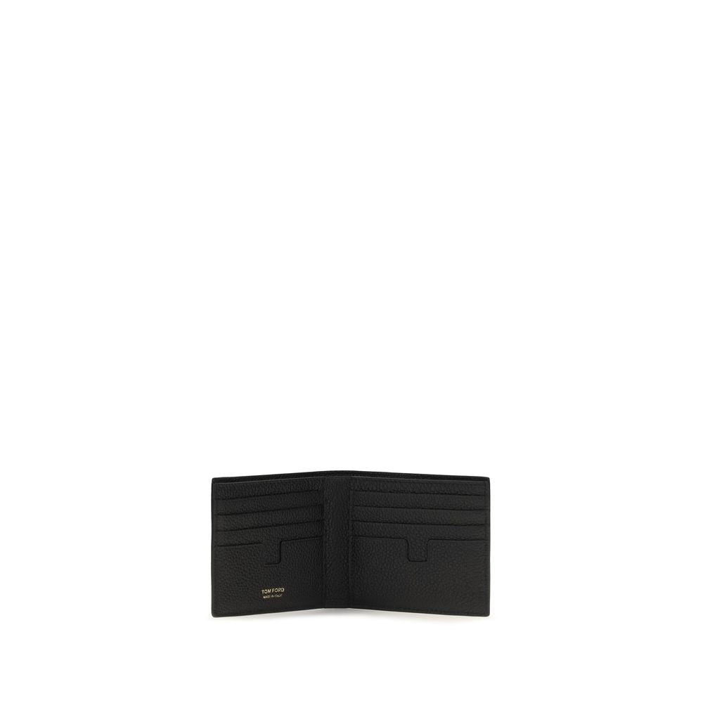 Tom Ford Black Calf Leather Bos Taurus Wallet - HBPS Beauty & Fashion