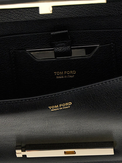 Tom Ford Black Goatskin Shoulder Bag - HBPS Beauty & Fashion