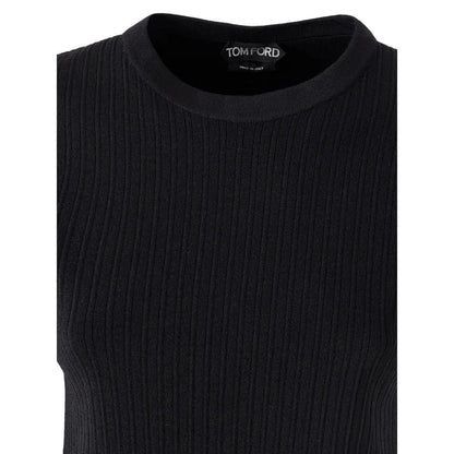 Tom Ford Black Silk T-Shirt - HBPS Beauty & Fashion