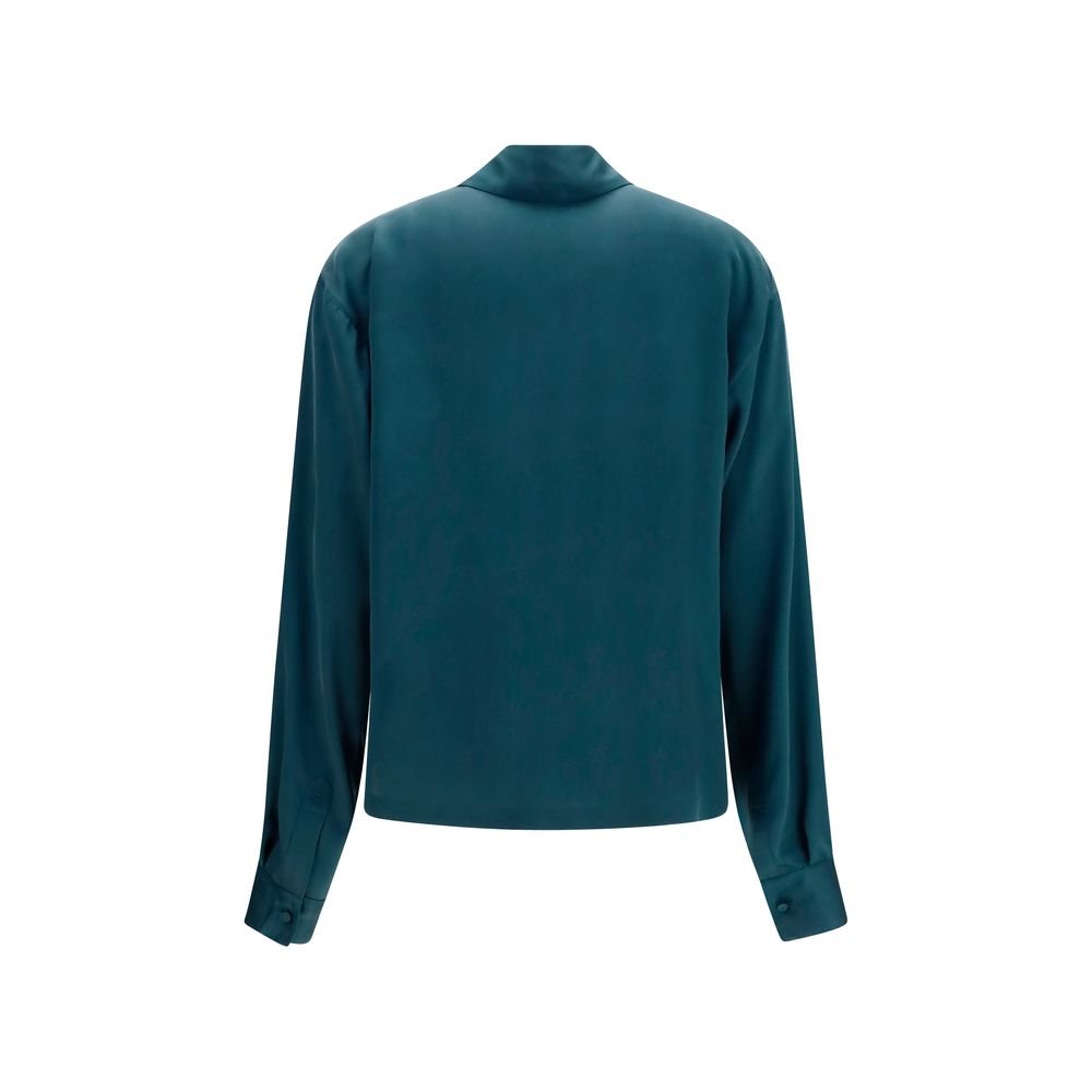 Tom Ford Blue Silk Dress Shirt - HBPS Beauty & Fashion