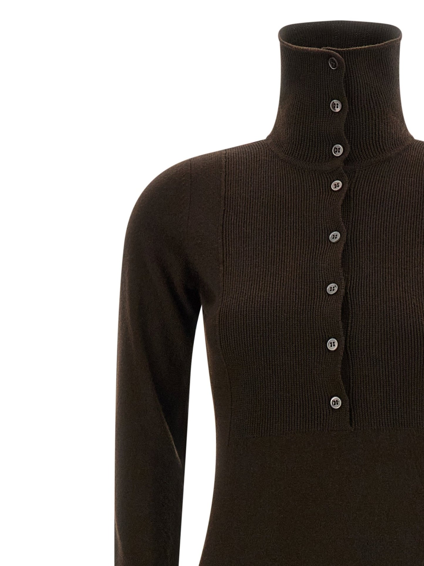 Tom Ford Brown Cashmere Long Dress - HBPS Beauty & Fashion