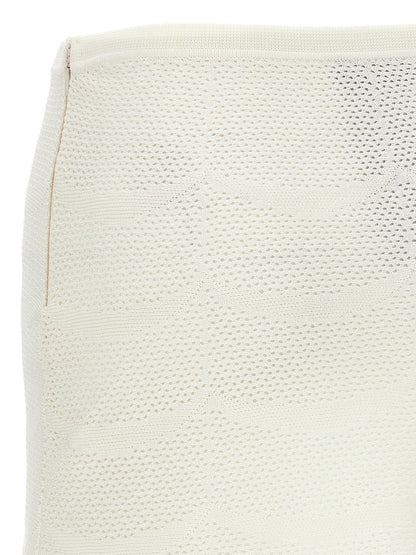 Tom Ford White Cotton Long Skirt - HBPS Beauty & Fashion