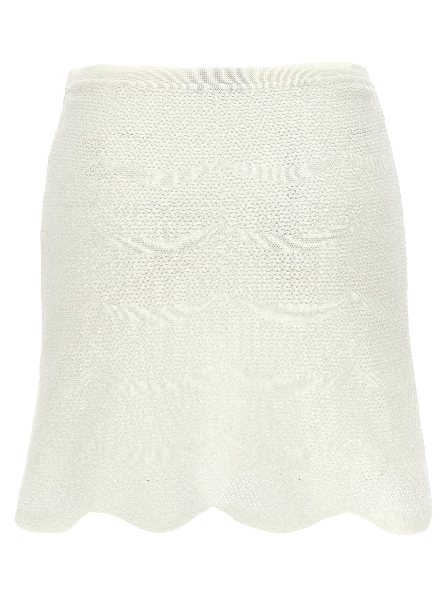 Tom Ford White Cotton Long Skirt - HBPS Beauty & Fashion