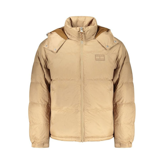 Tommy Hilfiger Beige Polyester Mens Jacket - HBPS Beauty & Fashion