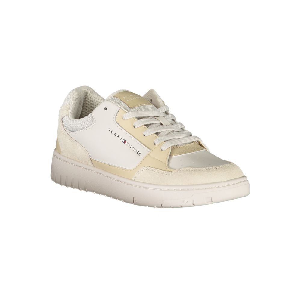 Tommy Hilfiger Beige Polyurethane Men Sneaker - HBPS Beauty & Fashion