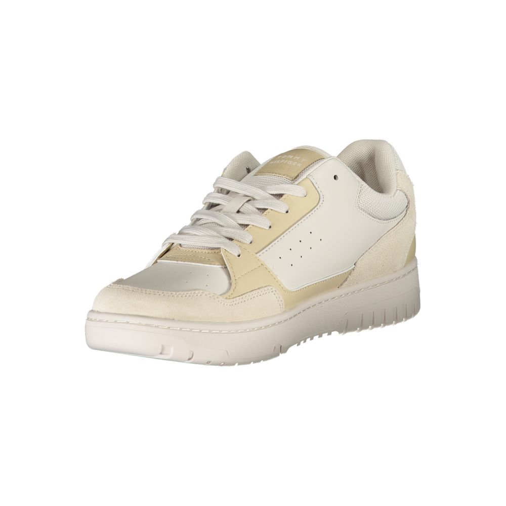 Tommy Hilfiger Beige Polyurethane Men Sneaker - HBPS Beauty & Fashion