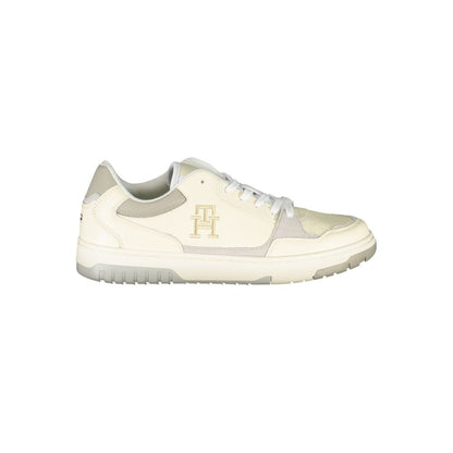 Tommy Hilfiger Beige Sports Sneakers with Unique Embroidery - HBPS Beauty & Fashion