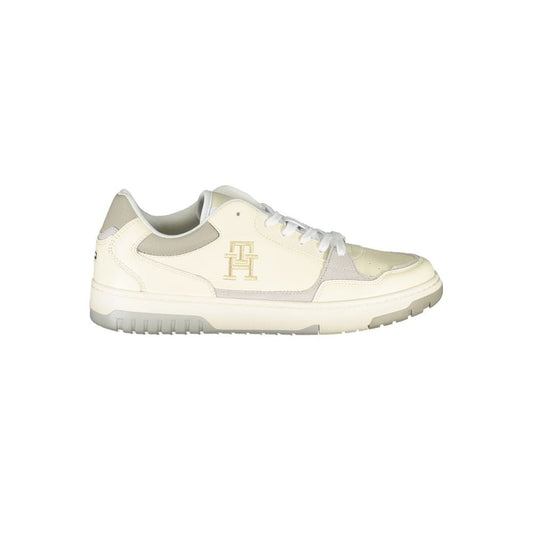 Tommy Hilfiger Beige Sports Sneakers with Unique Embroidery - HBPS Beauty & Fashion