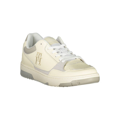 Tommy Hilfiger Beige Sports Sneakers with Unique Embroidery - HBPS Beauty & Fashion