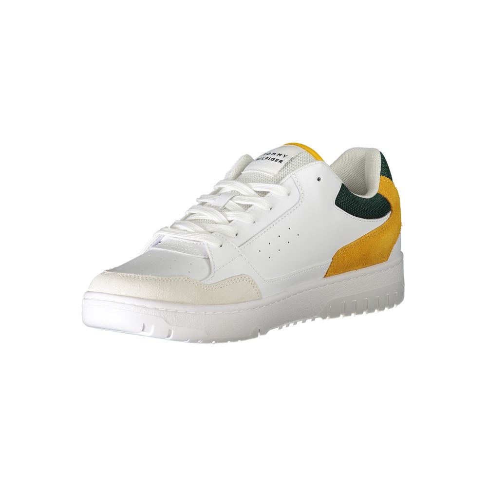 Tommy Hilfiger Bianco Leather Men Sneaker - HBPS Beauty & Fashion