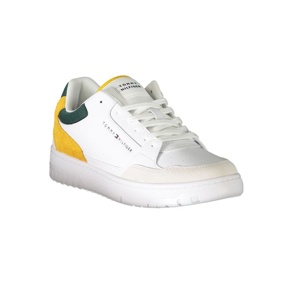 Tommy Hilfiger Bianco Leather Men Sneaker - HBPS Beauty & Fashion