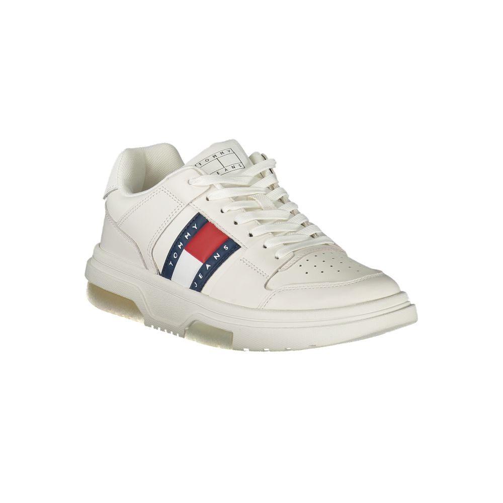 Tommy Hilfiger Bianco Leather Women Sneaker - HBPS Beauty & Fashion