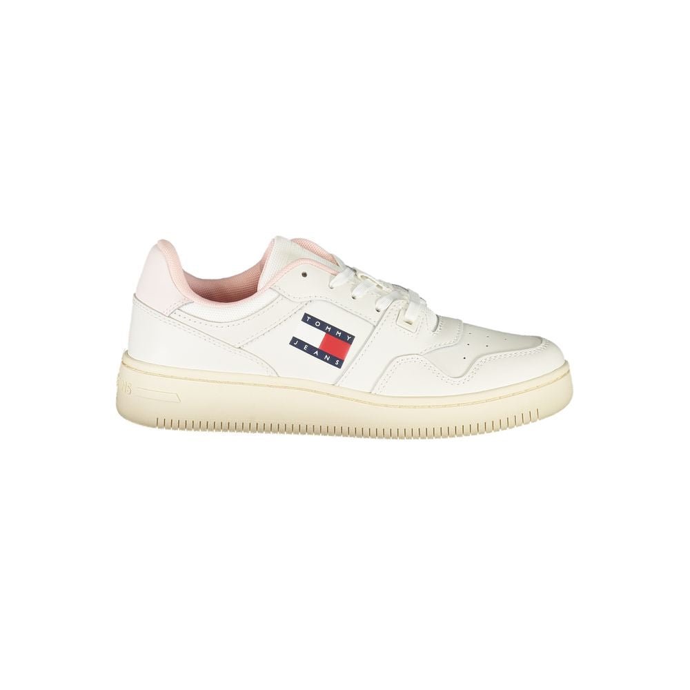Tommy Hilfiger Bianco Leather Women Sneaker - HBPS Beauty & Fashion