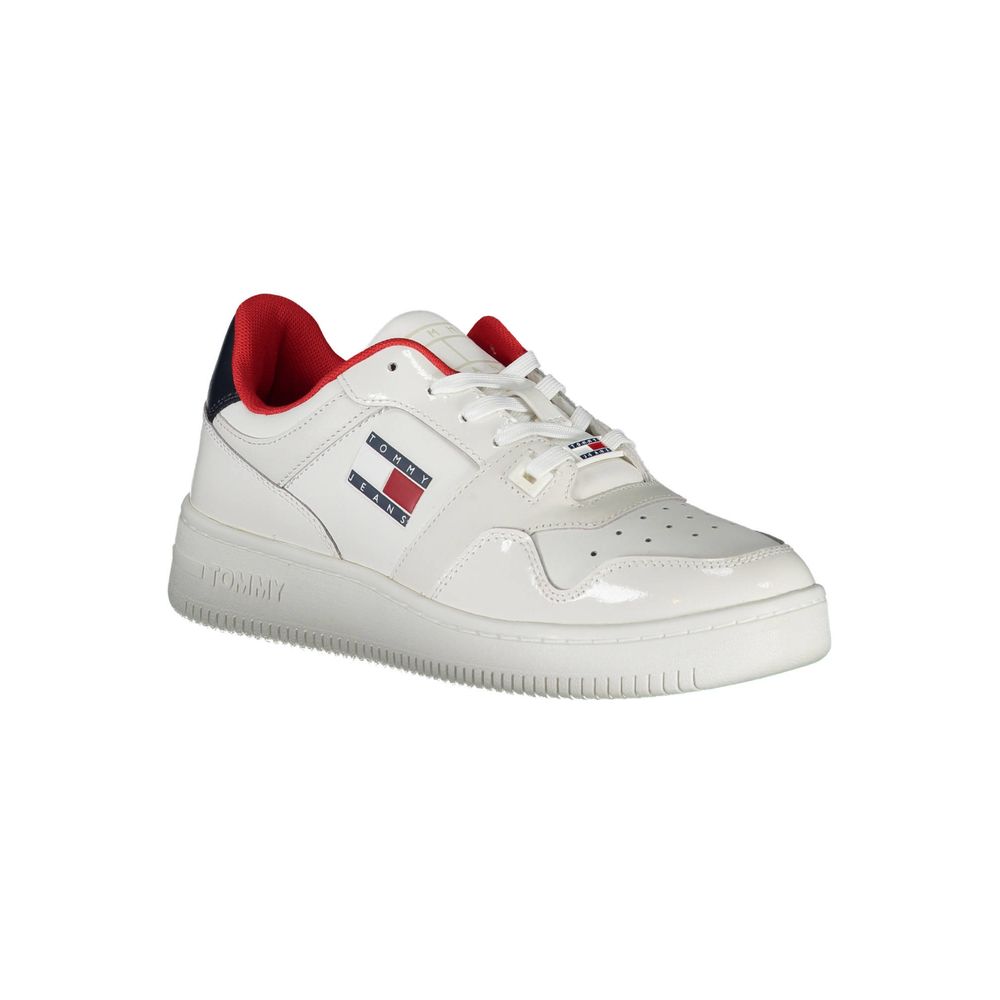 Tommy Hilfiger Bianco Leather Women Sneaker - HBPS Beauty & Fashion