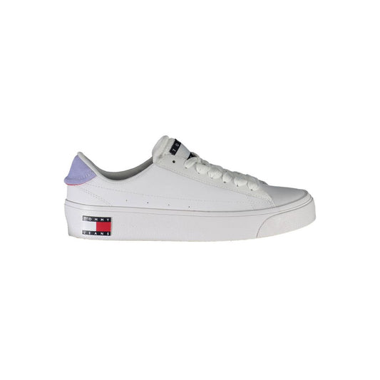 Tommy Hilfiger Bianco Leather Women Sneaker - HBPS Beauty & Fashion