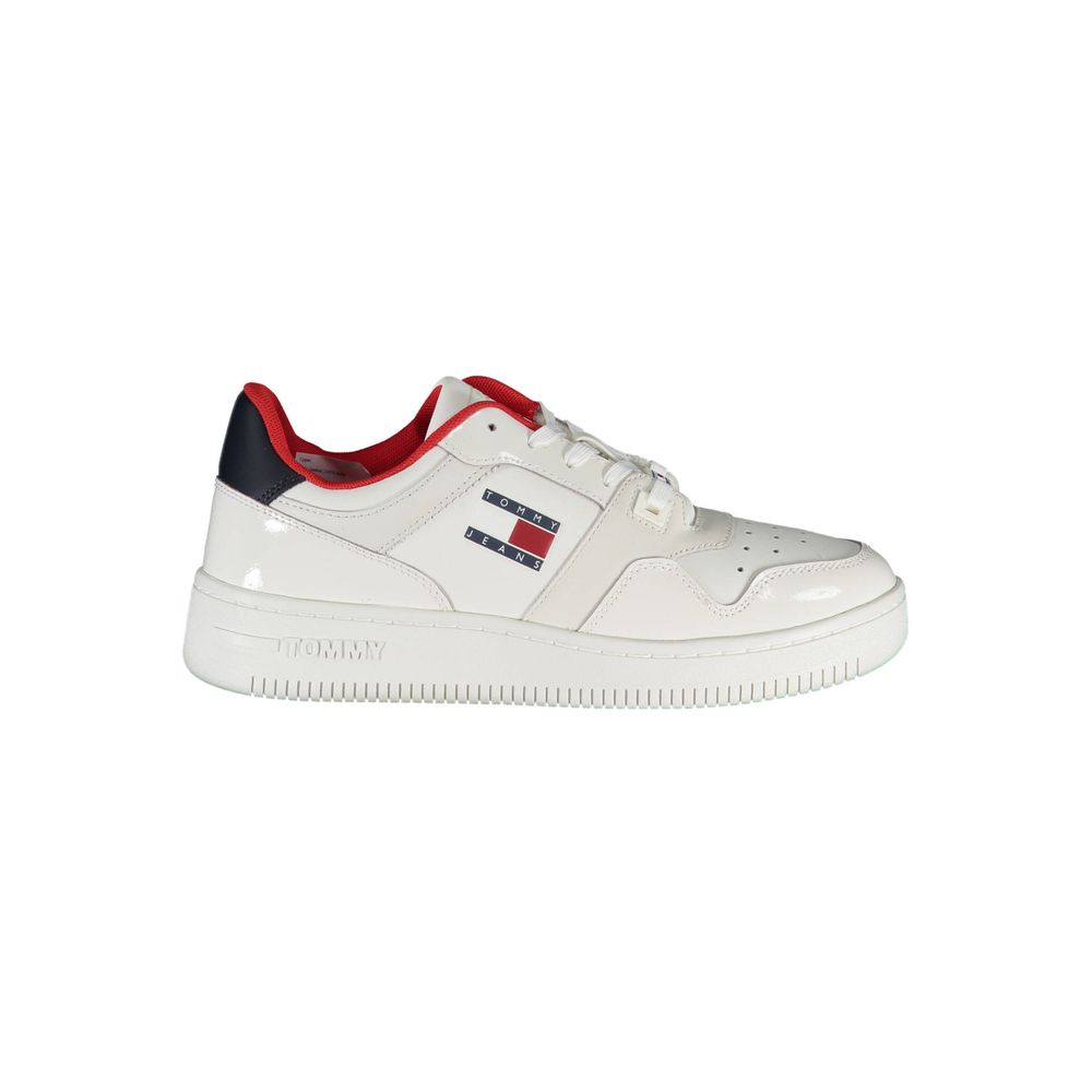 Tommy Hilfiger Bianco Leather Women Sneaker - HBPS Beauty & Fashion