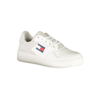 Tommy Hilfiger Bianco Leather Women Sneaker - HBPS Beauty & Fashion