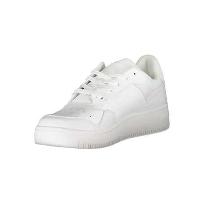Tommy Hilfiger Bianco Pelle Men Sneaker - HBPS Beauty & Fashion