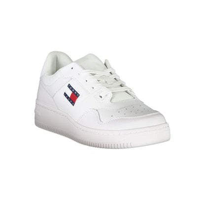 Tommy Hilfiger Bianco Pelle Men Sneaker - HBPS Beauty & Fashion
