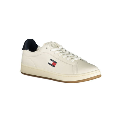 Tommy Hilfiger Bianco Poliuretano Men Sneaker - HBPS Beauty & Fashion
