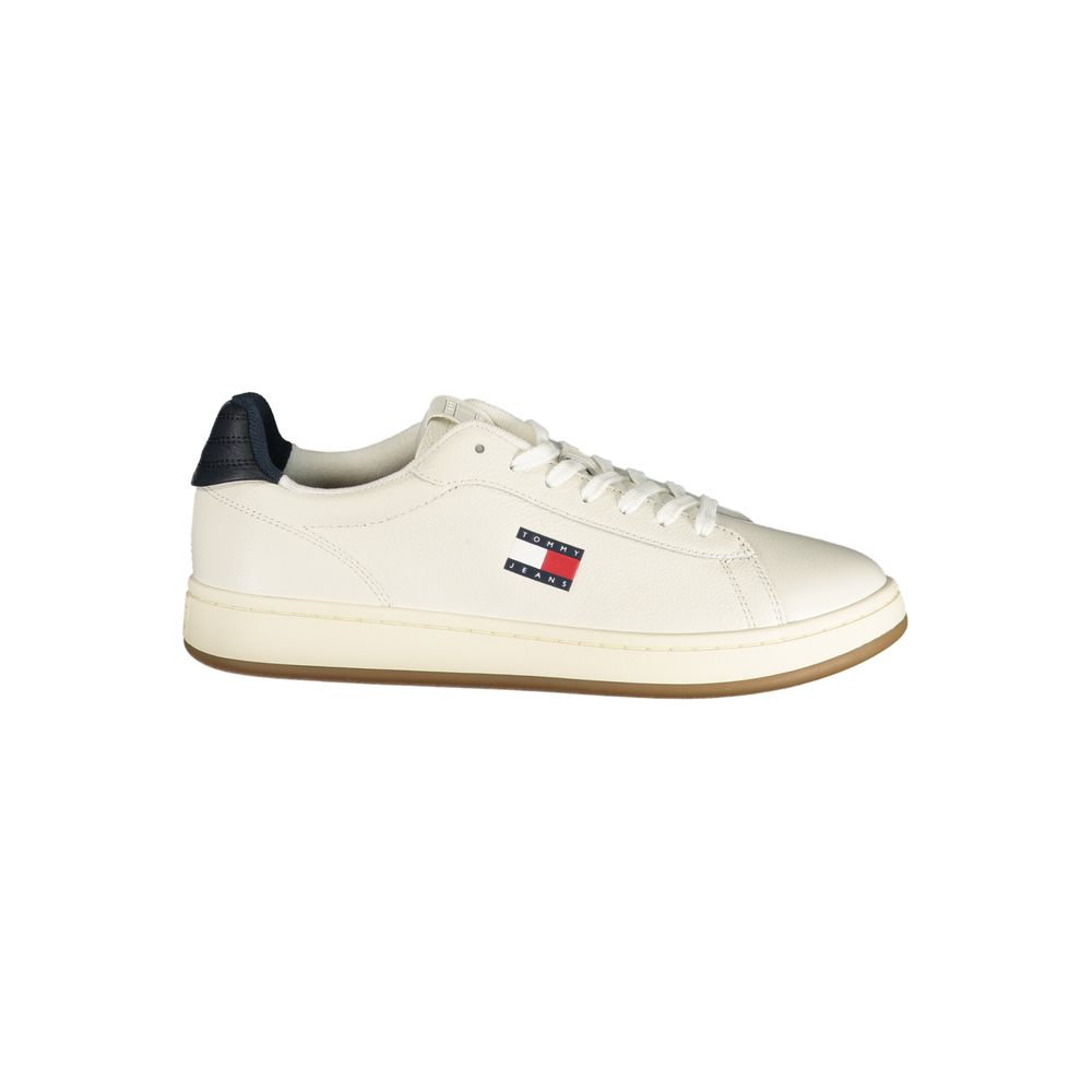 Tommy Hilfiger Bianco Poliuretano Men Sneaker - HBPS Beauty & Fashion
