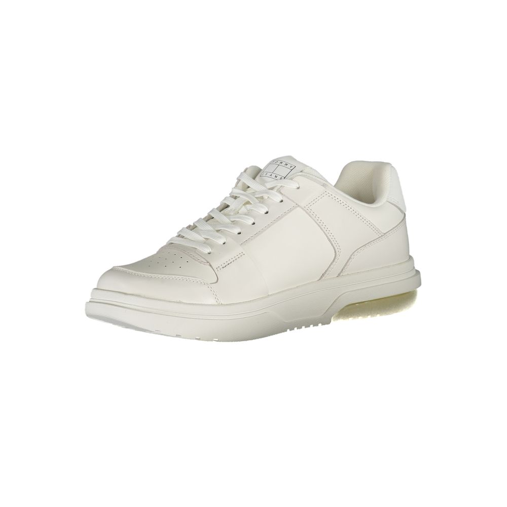 Tommy Hilfiger Bianco Poliuretano Men Sneaker - HBPS Beauty & Fashion