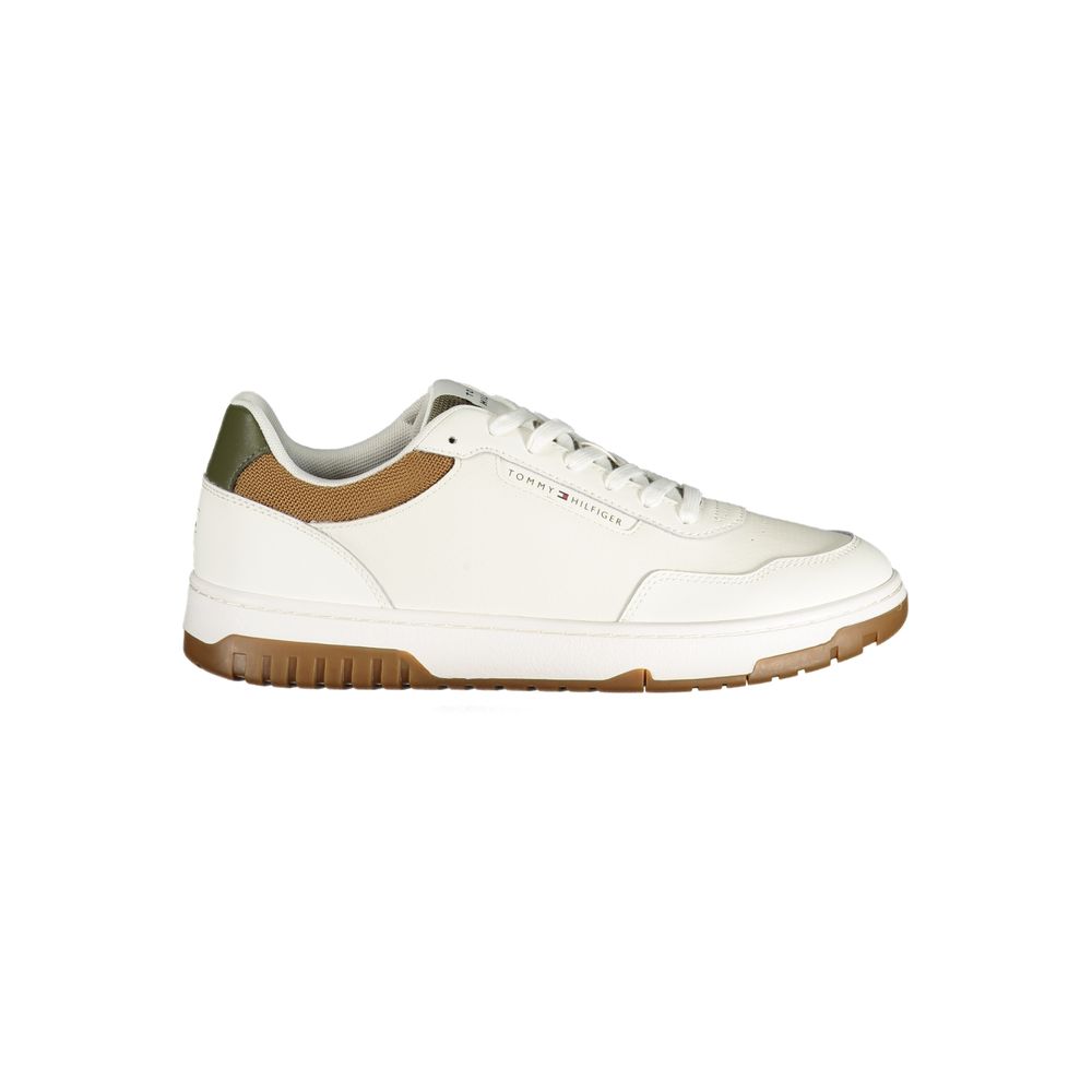 Tommy Hilfiger Bianco Poliuretano Men Sneaker - HBPS Beauty & Fashion