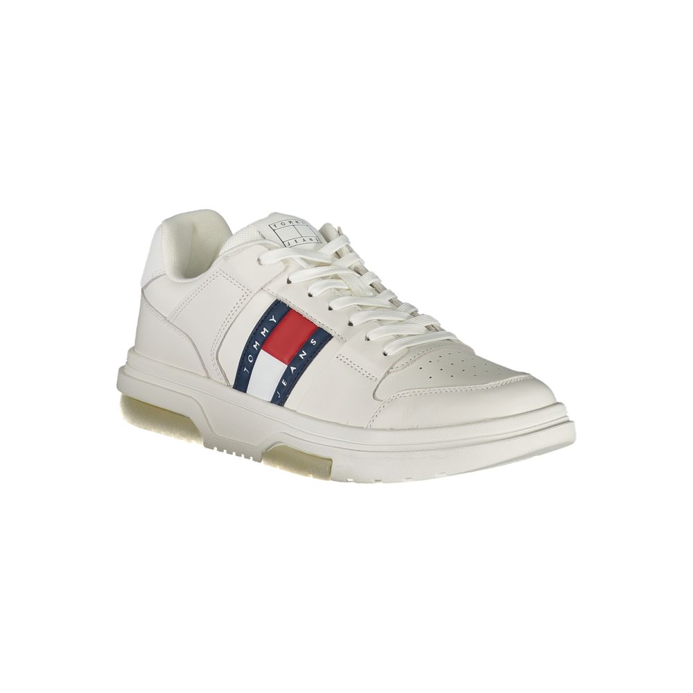 Tommy Hilfiger Bianco Poliuretano Men Sneaker - HBPS Beauty & Fashion