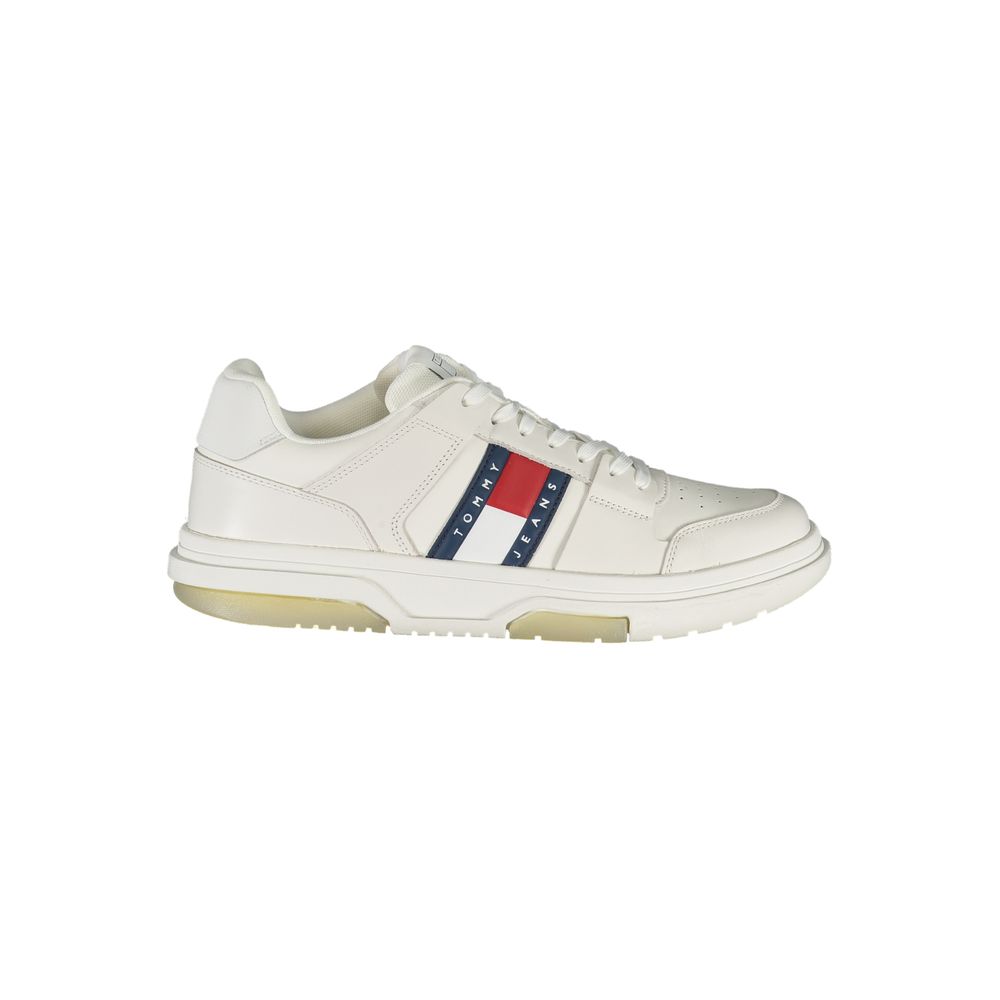 Tommy Hilfiger Bianco Poliuretano Men Sneaker - HBPS Beauty & Fashion