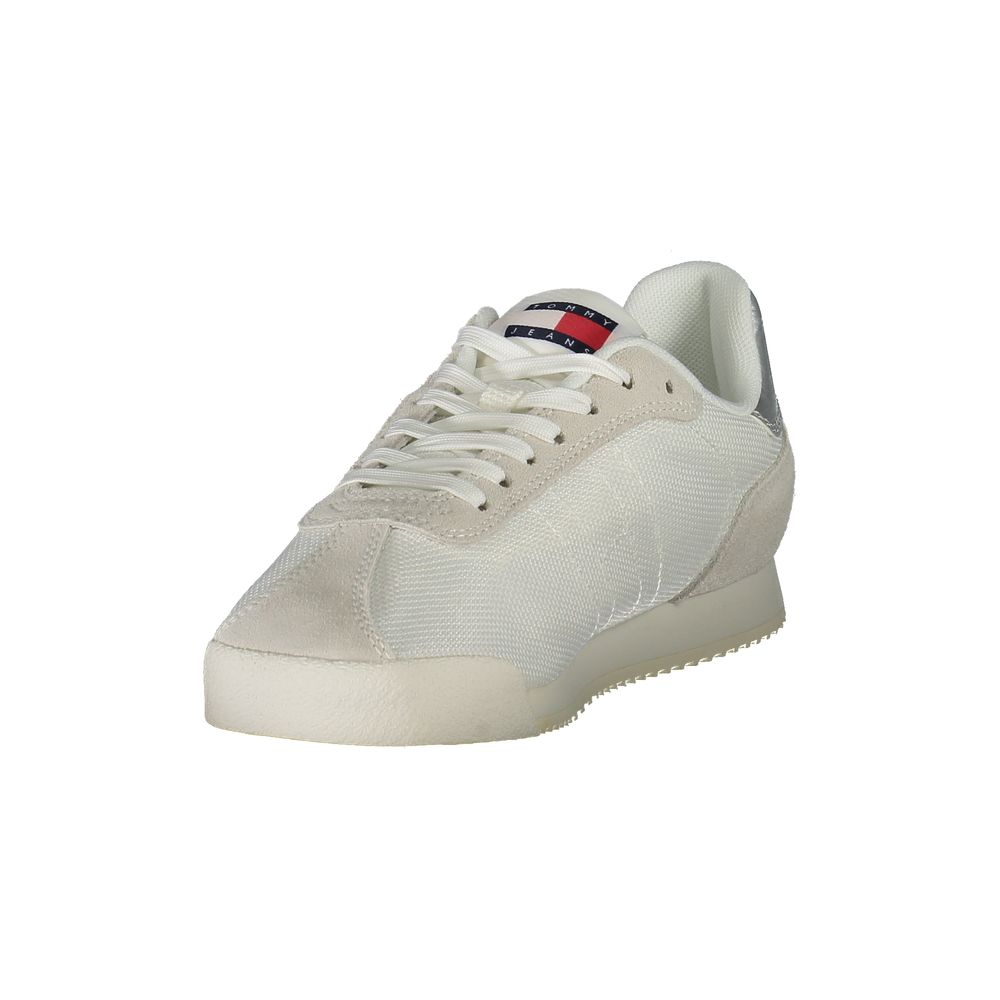 Tommy Hilfiger Bianco Polyester Women Sneaker - HBPS Beauty & Fashion