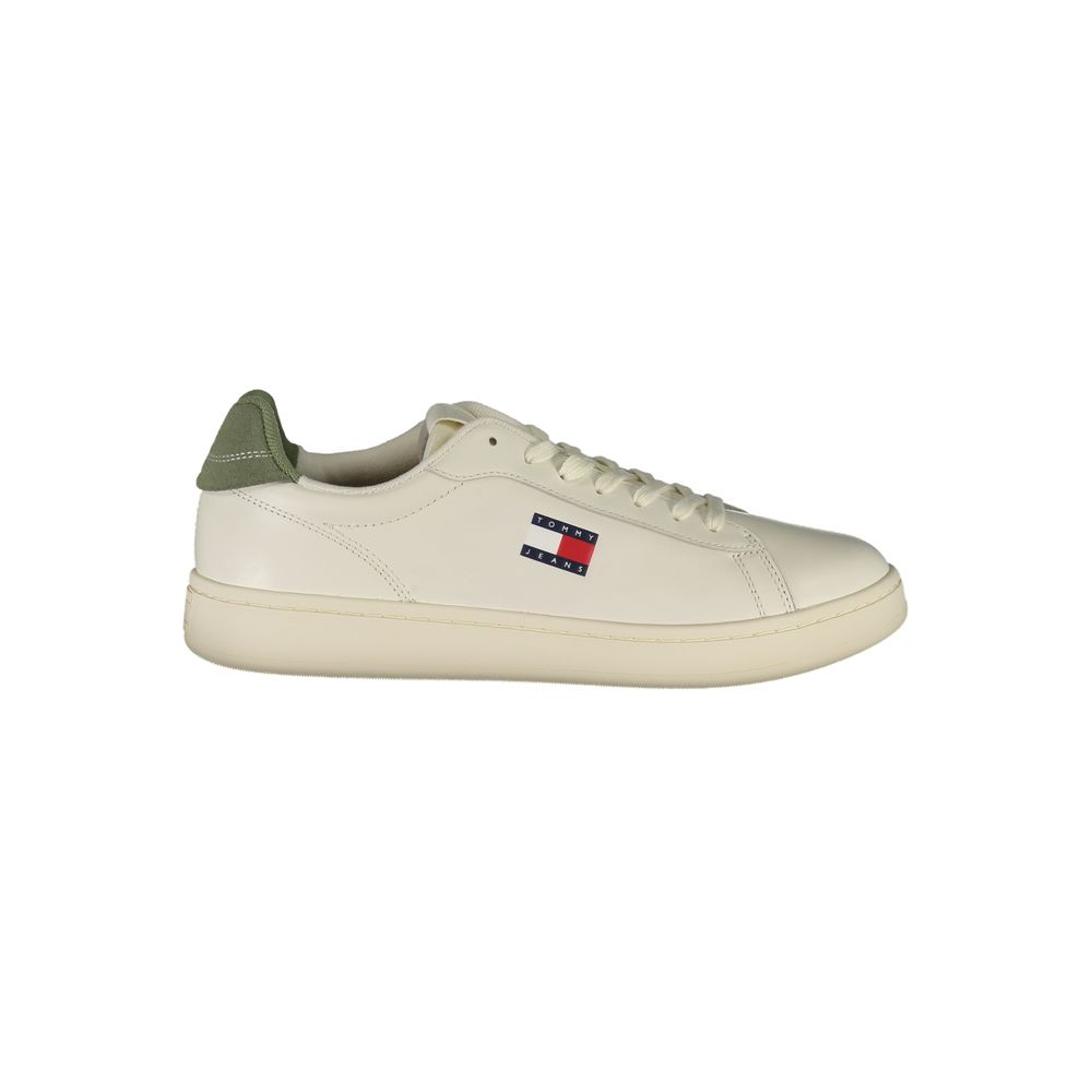Tommy Hilfiger Bianco Polyurethane Men Sneaker - HBPS Beauty & Fashion